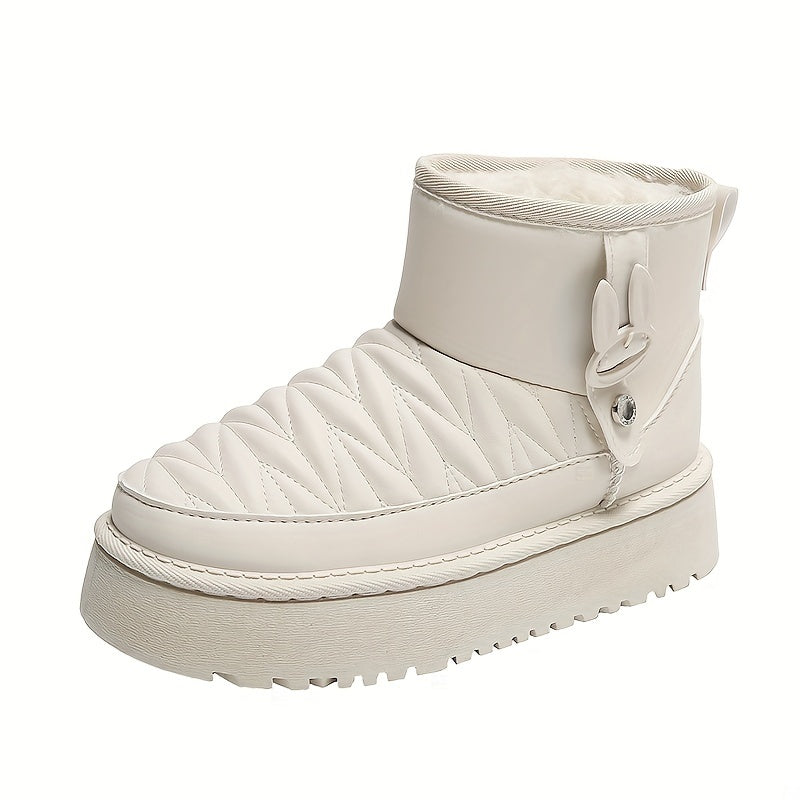 Women's Non slip Snow Boots Thickened Warm Shoes