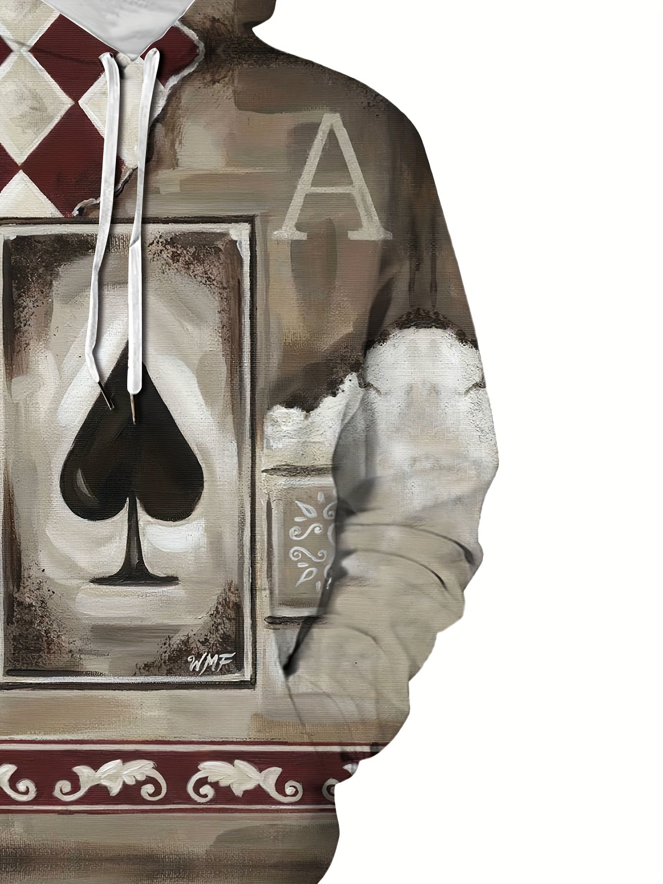 3D Print Hoodie Men's Casual Pullover Sweatshirt