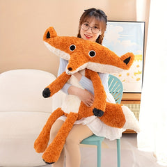 Large Lovely Fox Plush Doll Soft Plush Toys Stuffed Animal Funny Fox Doll