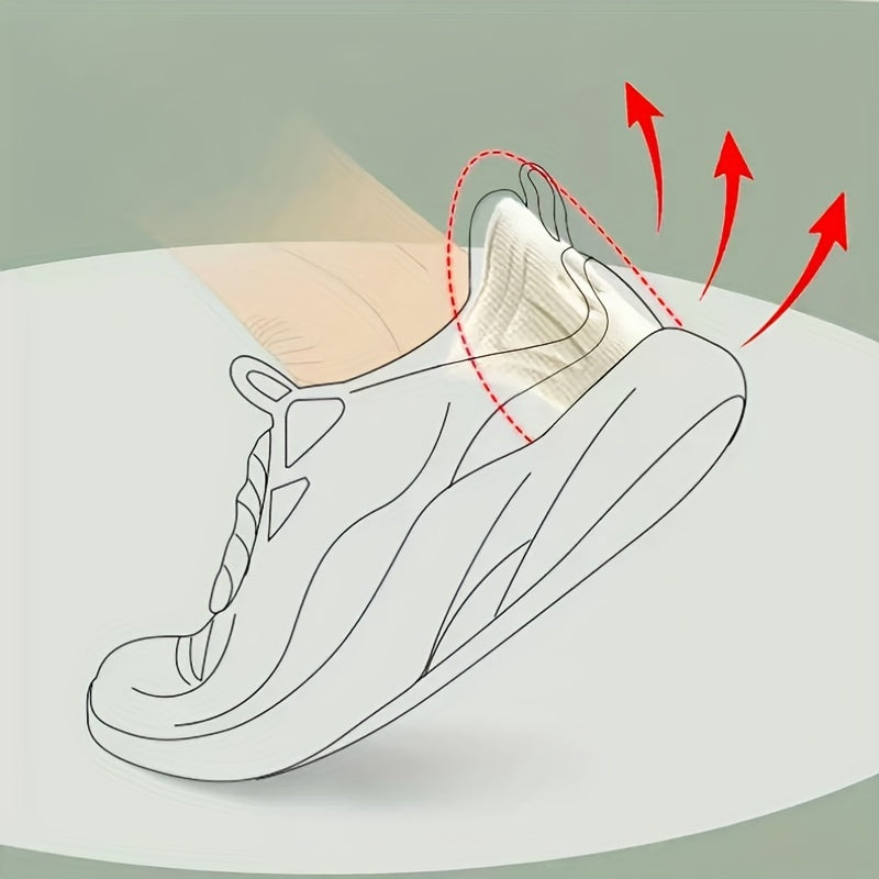 2pcs Heel Pads for Sport Shoes - Adjustable Size, Antiwear Feet Pads