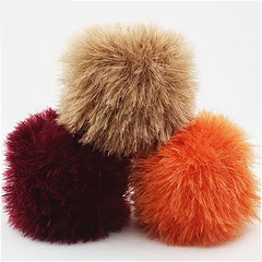 Long Hair Mink Plush Wool Thread Coral Fleece Scarf