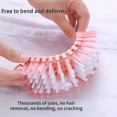 Flexible Cleaning Brush for Kitchen Bathroom Floors Bendable Ideal for Shoes