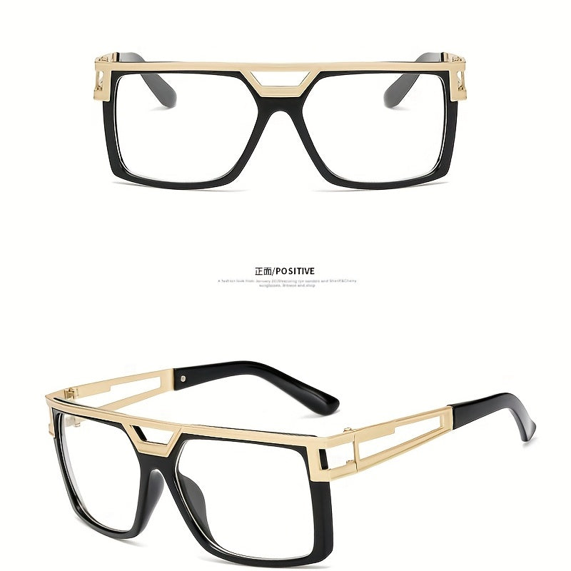 Men's Square Frame Sunglasses UV Protection