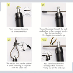 Adjustable Metal Handle Jump Rope for Men and Women with Storage Bag