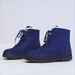 Women's Snow Boots Winter Warm Non-slip Thickened Medium Tube