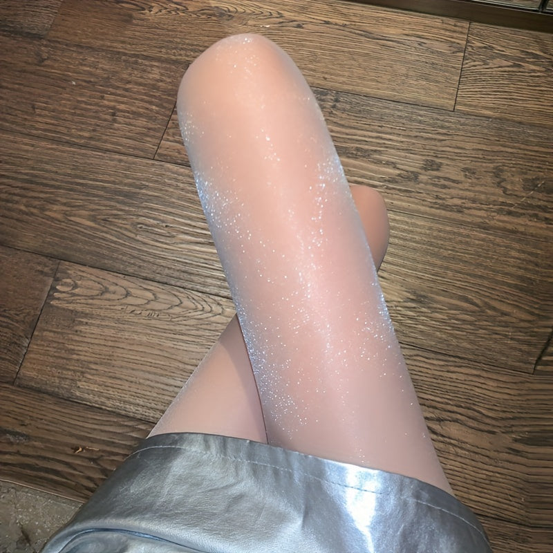 Sheer High Waist Slim Fit Footed Pantyhose Women's Stockings