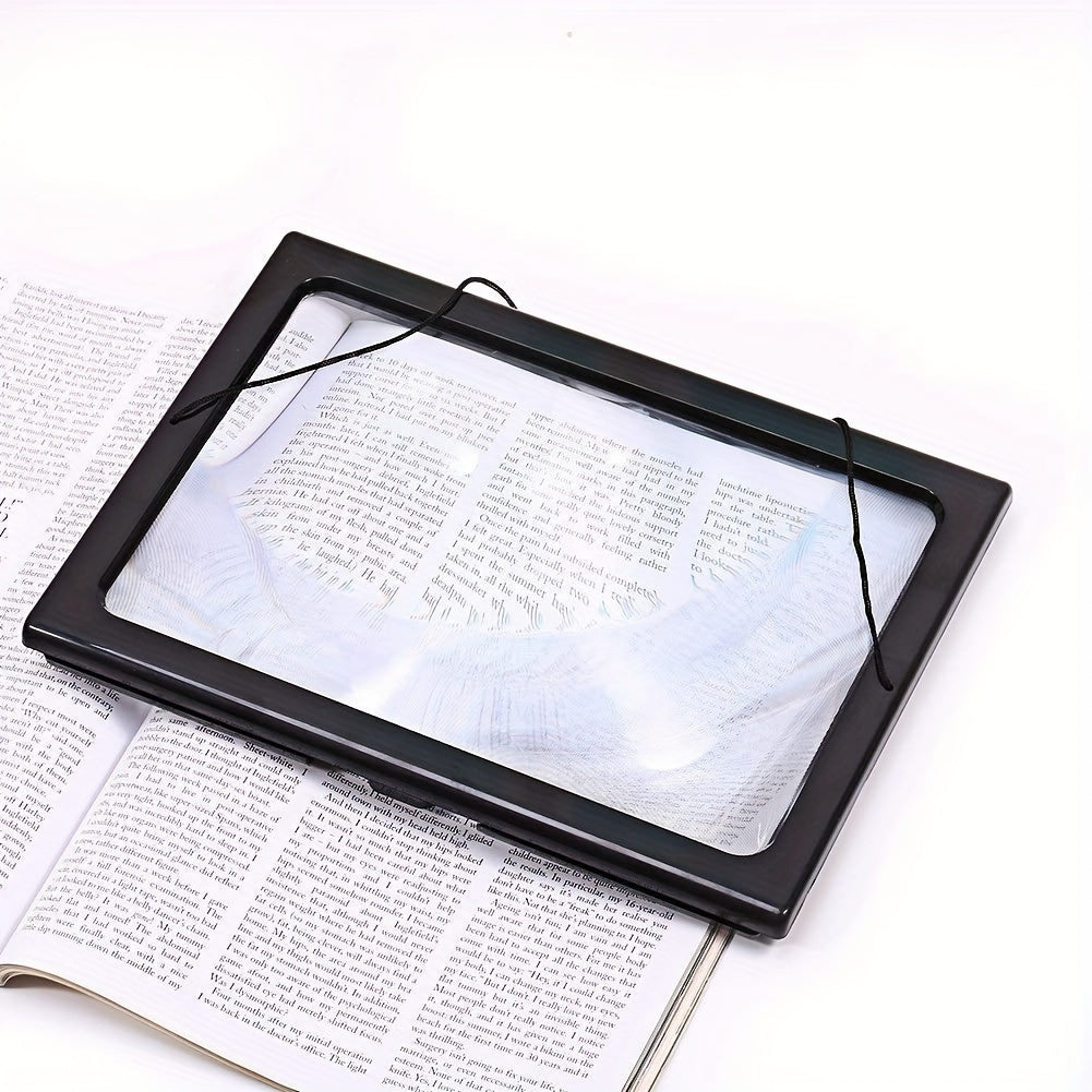 3X Large Full Page Magnifying Glass With LED Lights