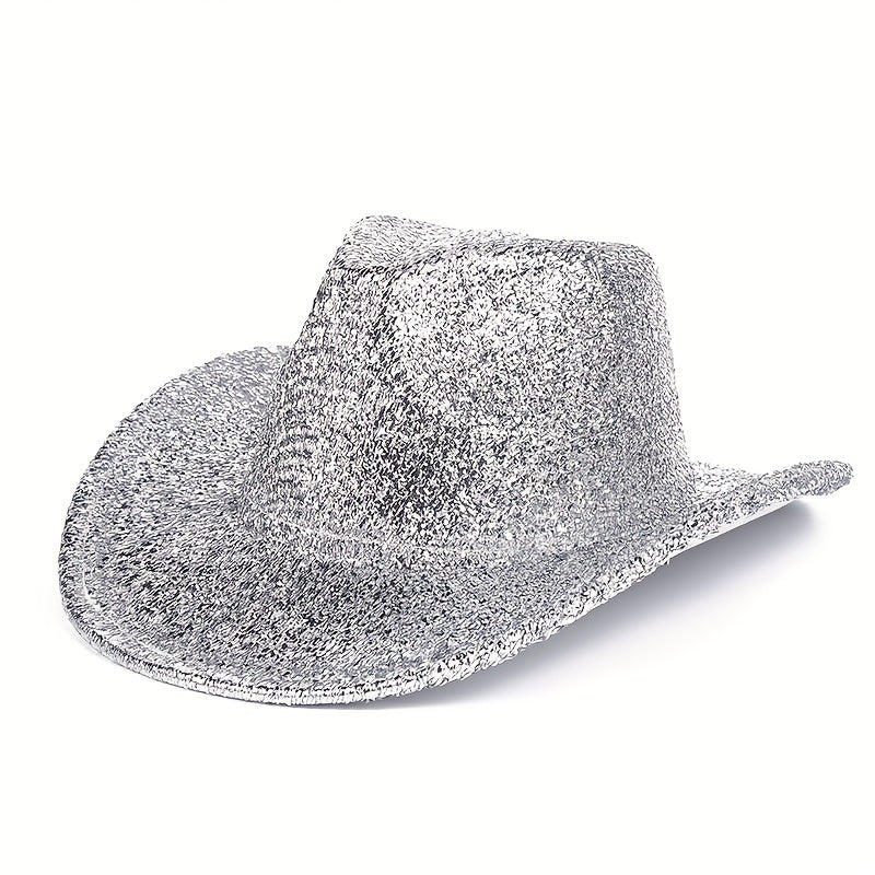 Glitter Cowboy Hat for Halloween and Parties