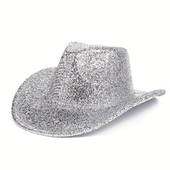 Glitter Cowboy Hat for Halloween and Parties