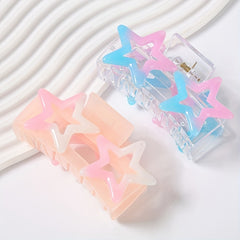 3pcs Star Pattern Hair Clips Claw Clips for Girls