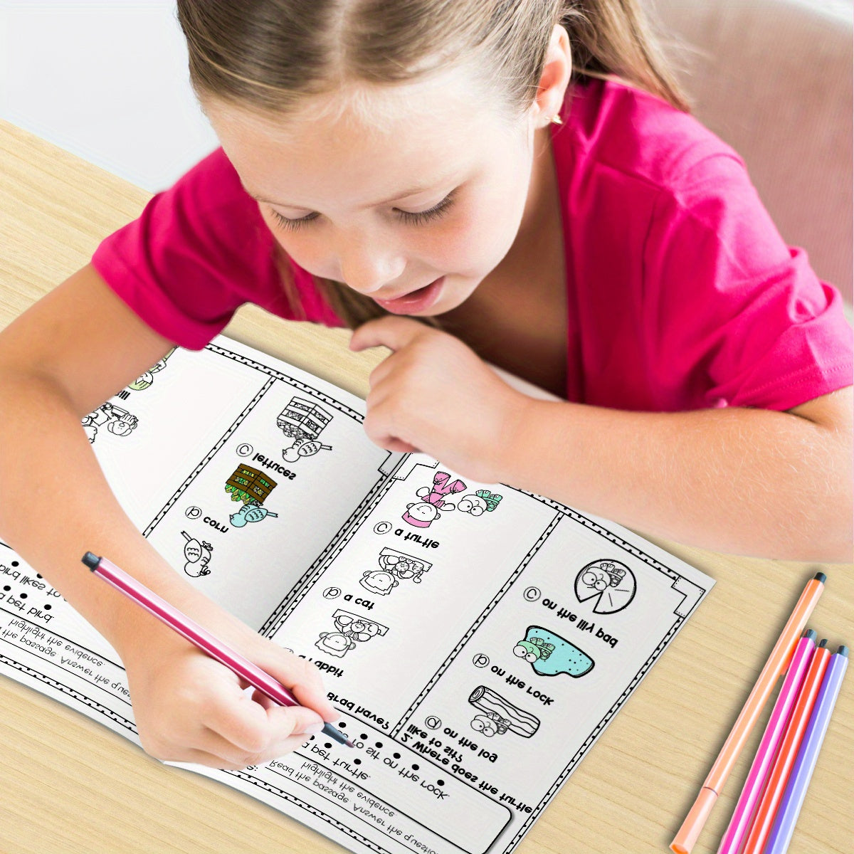 Reading Comprehension Workbook for Kids Ages 6-10: Engaging Exercises