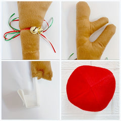 Christmas Car Reindeer Antlers & Nose Decorations Kit