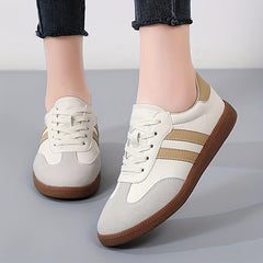 Women's Lightweight Lace-up Outdoor Flats Soft Sole Shoes