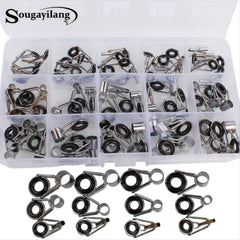 75pcs Fishing Rod Guides Repair Kit for Top Rod Condition