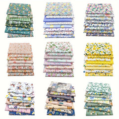 8pcs Printed Cotton Fabric 20x25cm Sewing Quilting Patchwork Material