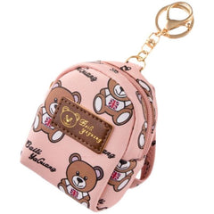 Cartoon Bear Mini Bag Coin Purse with Keychain