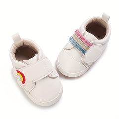 Rainbow Comfortable Sneakers For Baby Boys Lightweight Non Slip Shoes
