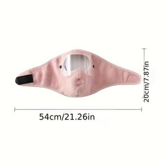Unisex Full Face Mask with Eyewear Winter Warm Fleece Face Cover
