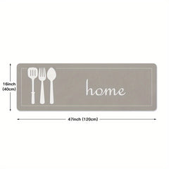 Soft Kitchen Floor Mat Non slip Waterproof Kitchen Mat Machine Washable