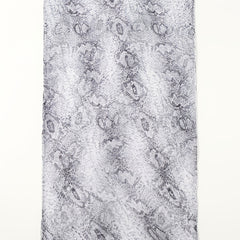 Grey Snake Skin Printed Ink Painting Scarf Women Shawl Wrap