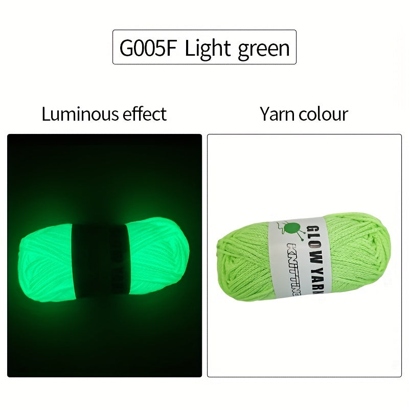 Luminous Braided Rope Polyester Yarn for Crocheting & Knitting