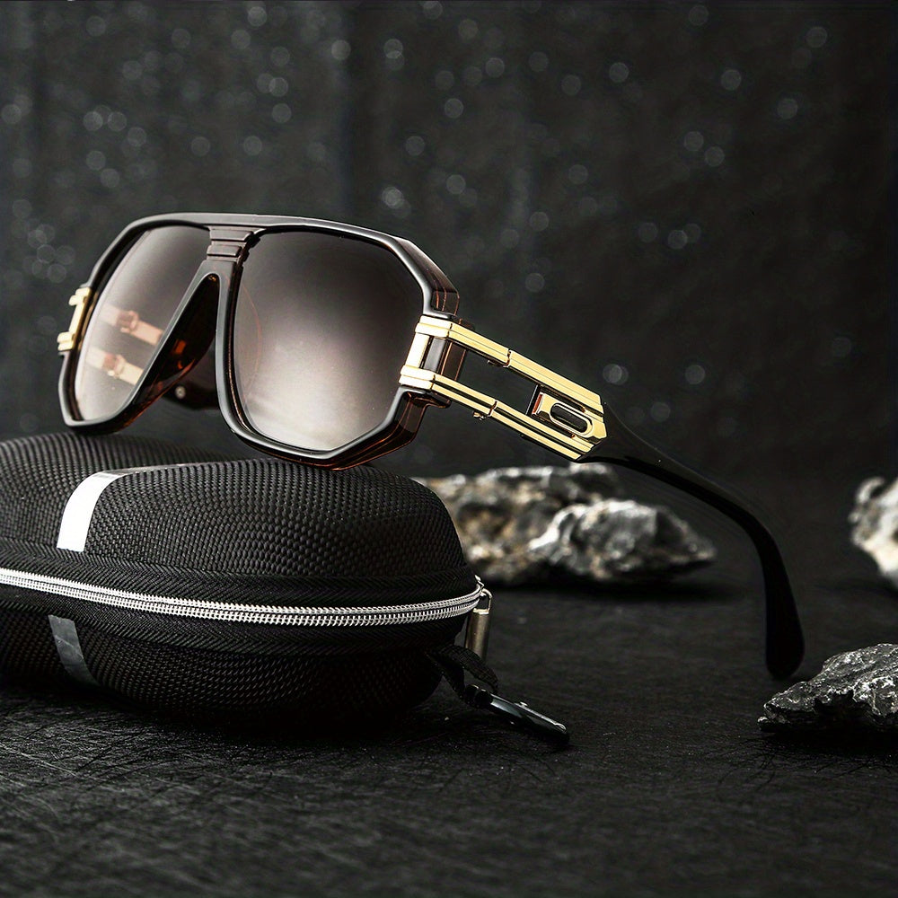 Men's Steampunk Style Sunglasses Vintage Metal Glasses
