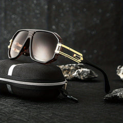 Men's Steampunk Style Sunglasses Vintage Metal Glasses