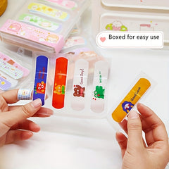 Cartoon Animal Bandage 8 Boxes Student Decorative Patch