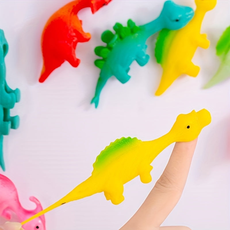 Dinosaur Catapult Finger Dart Toy, Decompression Soft Glue