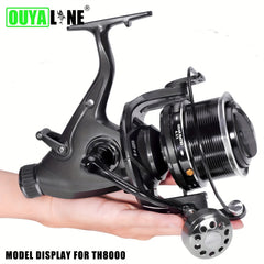 OUYALINE 1pc 4000 10000 Spinning Fishing Reel Strong Double Drag