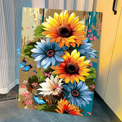 Adult DIY Painting Kit Three Colorful Flowers Personal Collection