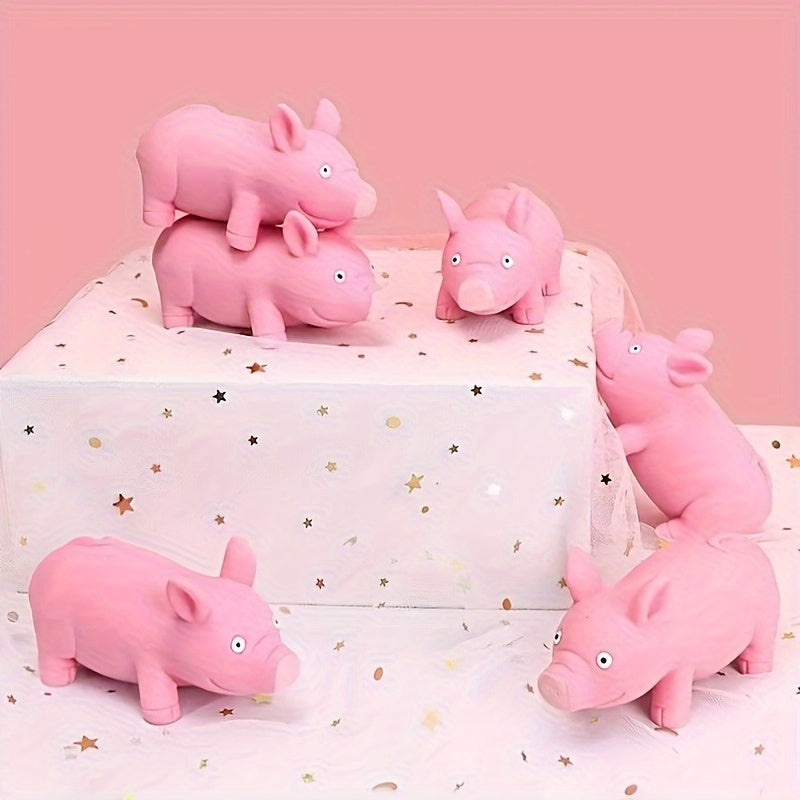 Pink Piggy Decompressing Toy Bored At Home To Play Pinch Funny Toy