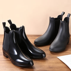 Women's Waterproof Chelsea Ankle Rain Boots