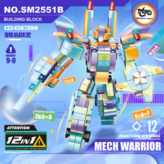 Creative 12 in 1 Model Car & Airplane Building Blocks Set - 708pcs