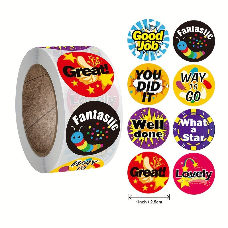 500 English Cartoon Fun Stickers for Kids