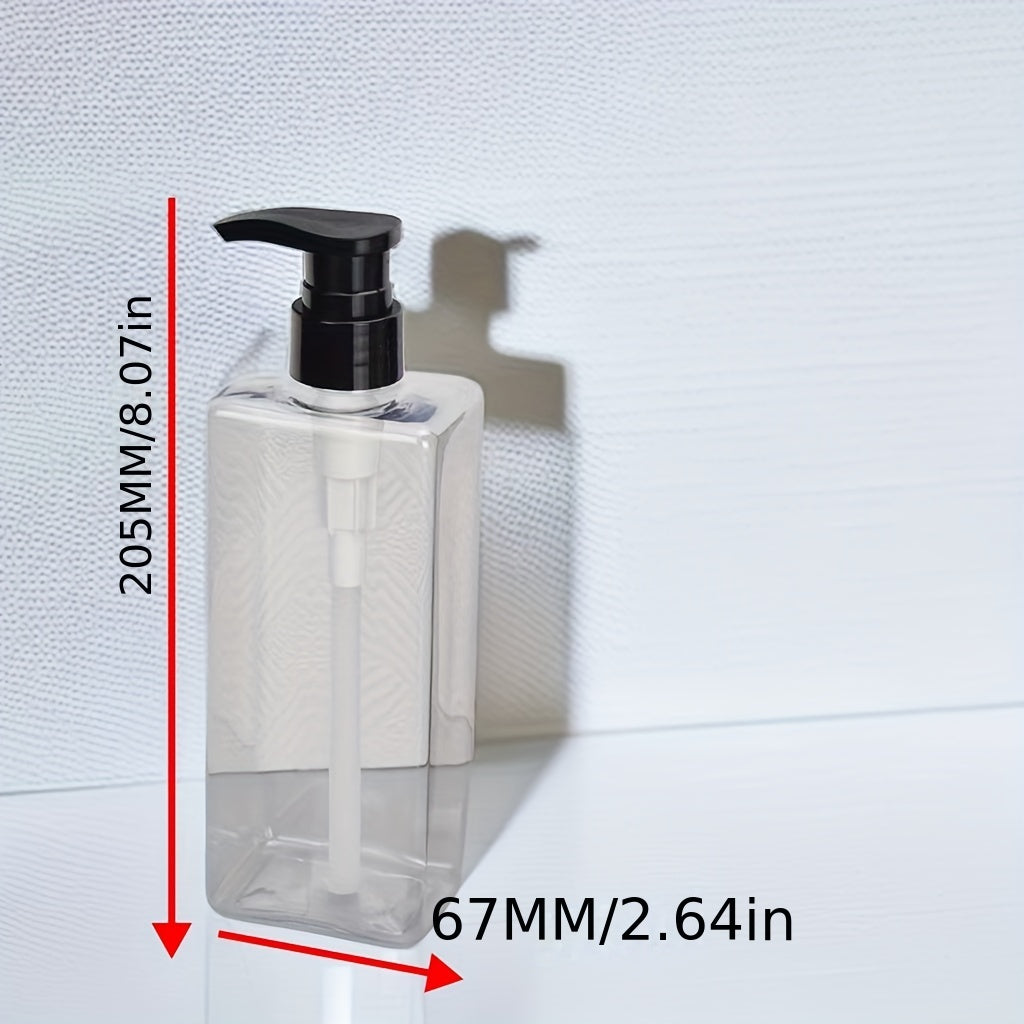 500ML Plastic Soap Dispenser Pump Refillable Bottle for Bathroom