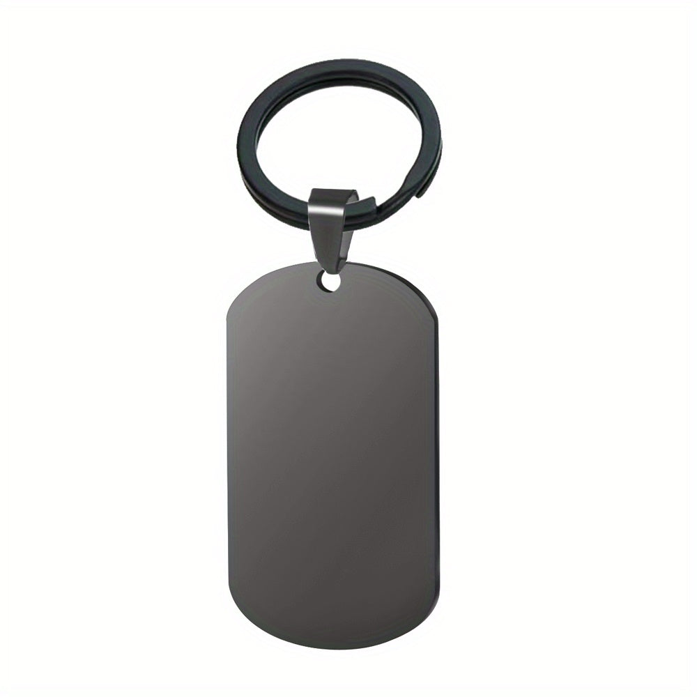 Personalized Photo Key Ring for Men Stainless Steel Key Chain Gift