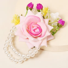 Rose Wrist Corsage Wedding Bride Wrist Flower Bridesmaids Corsages