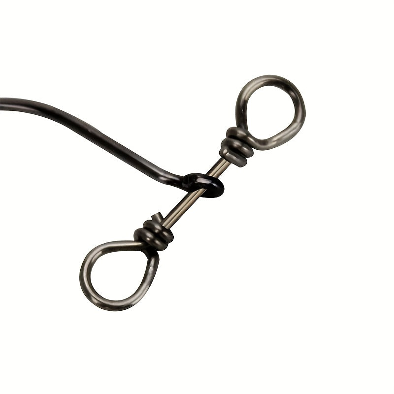 10pcs Balance Single Hook Barbed Fishing Hook High Carbon Steel Spin Hook