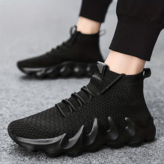 Men's Knitted Lightweight Running Shoes Spring Summer