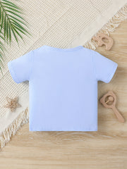 Cute Papa & Grandson Matching Tees for Summer