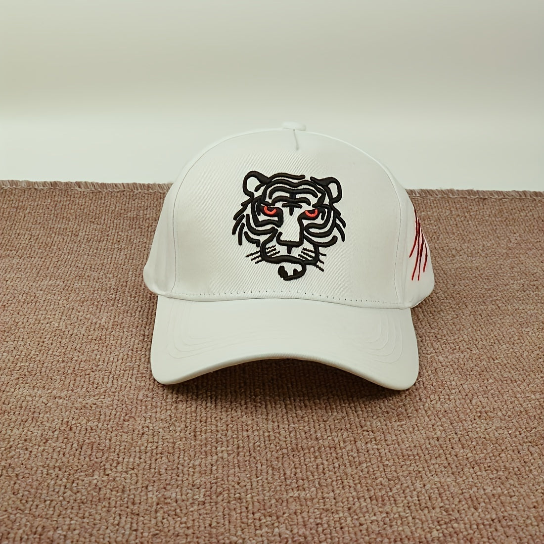 Tiger Embroidery Unisex Baseball Cap Hip Hop Dad Hats Lightweight Adjustable