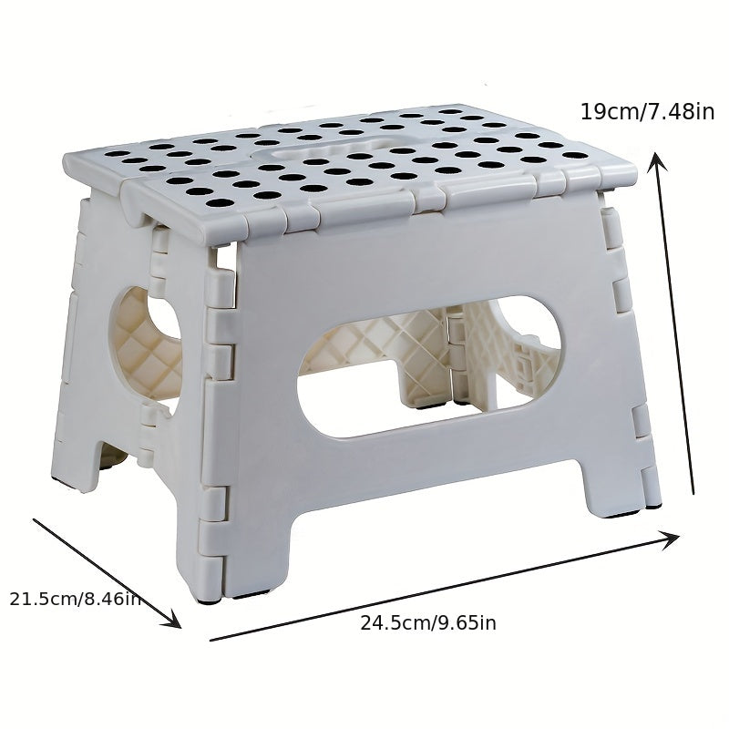 Sturdy Laundry Folding Step Stool for Adults - Safe
