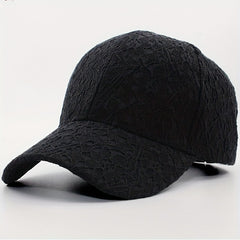 Solid Lace Baseball Cap Lightweight Women Embroidery Baseball Cap