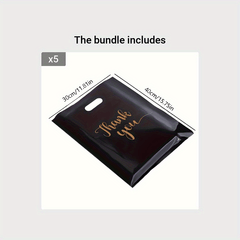 100pcs Reusable Plastic Gift Bags - Perfect for Boutiques & More