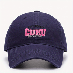 Hot Pink Cuhu Embroidered Baseball Cap