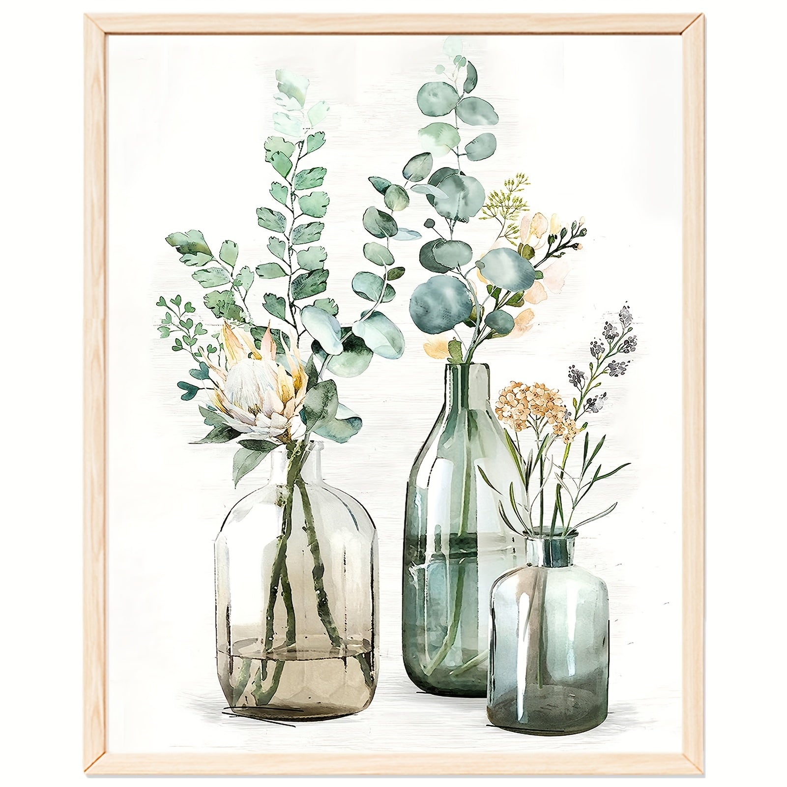 Flowers in Bottle Paint By Number 40x50cm DIY Acrylic Kit