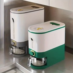 Large Capacity Clear Rice Bucket Airtight Storage Container