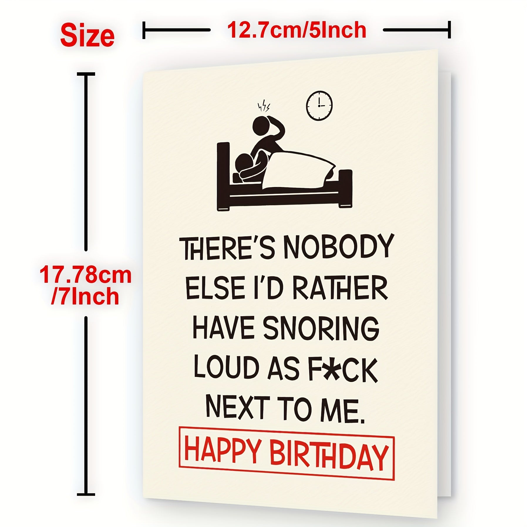 Funny Birthday Card For Him Her Husband Boyfriend Girlfriend Wife