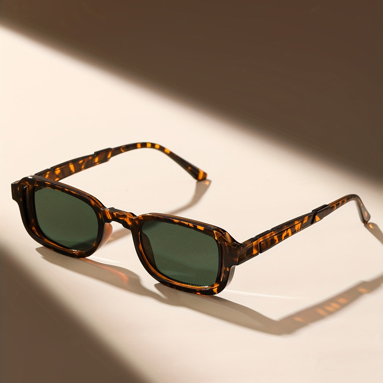Vintage Square Frame Hollow Sunglasses UV400
